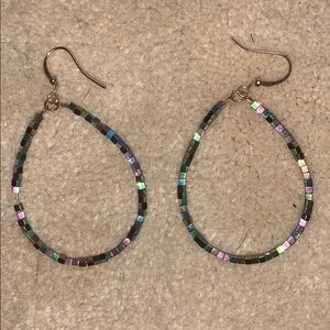 Anthropology hoop earrings